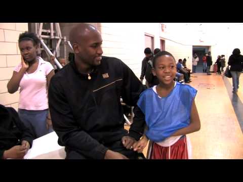 Cleveland Cavalier Jawad Williams helps out hometo...