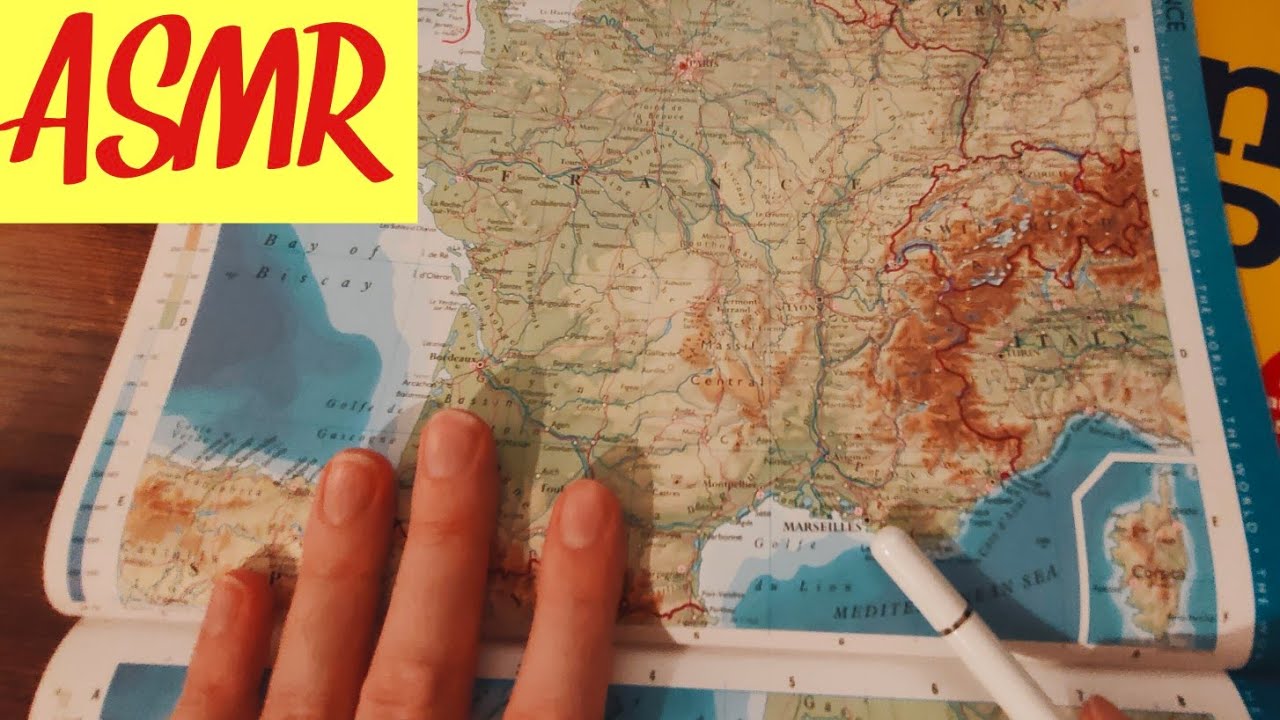ASMR Map of Southern France 🇨🇵