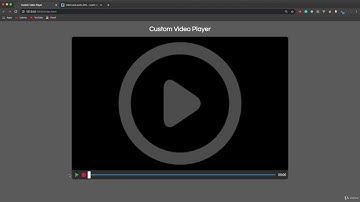 CUSTOM VIDEO PLAYER USING JAVA-SCRIPT EP:1