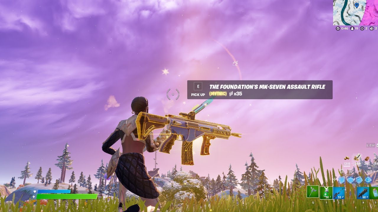 *NEW* The Foundation's MYTHIC MK7 GAMEPLAY!!! (Fortnite Chapter 3