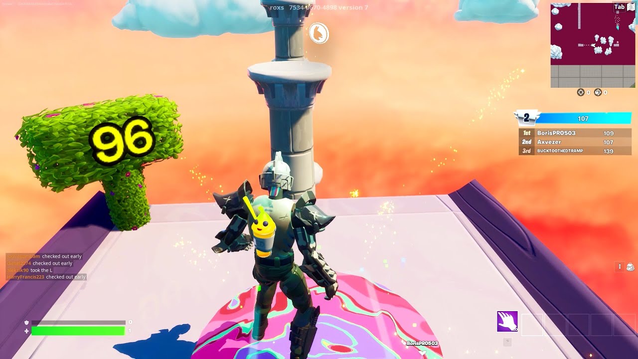 SUMMER DEATHRUN ROXS Gameplay Fortnite