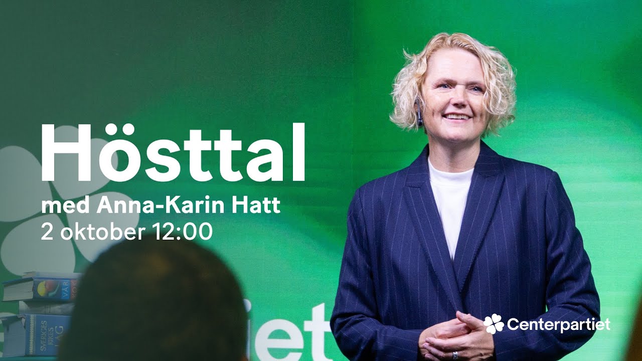 Hösttal med Anna-Karin Hatt