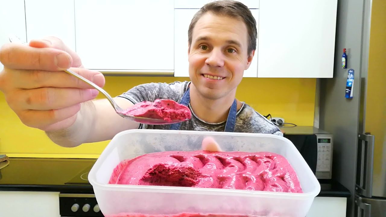 ЯГОДНЫЙ СОРБЕТ ИЗ СМОРОДИНЫ И ВИШНИ. ВКУСНЫЙ ДЕСЕРТ