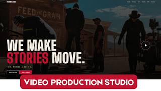 How to Create a Video Production Studio Website in HTML CSS and Javascript | Source code