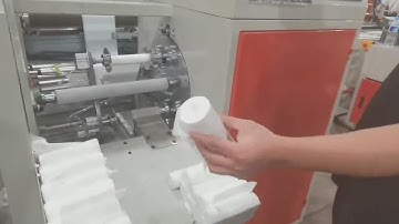 C Folding Garbage Bag on Roll Making Machine