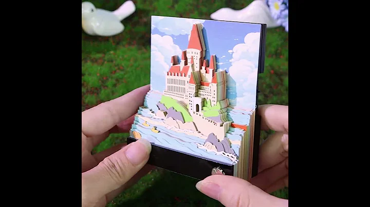 #gift #notepad #stationery #calendar #ocean #castle 3D Memo Pad Desk Calendar Stationery Gift Items