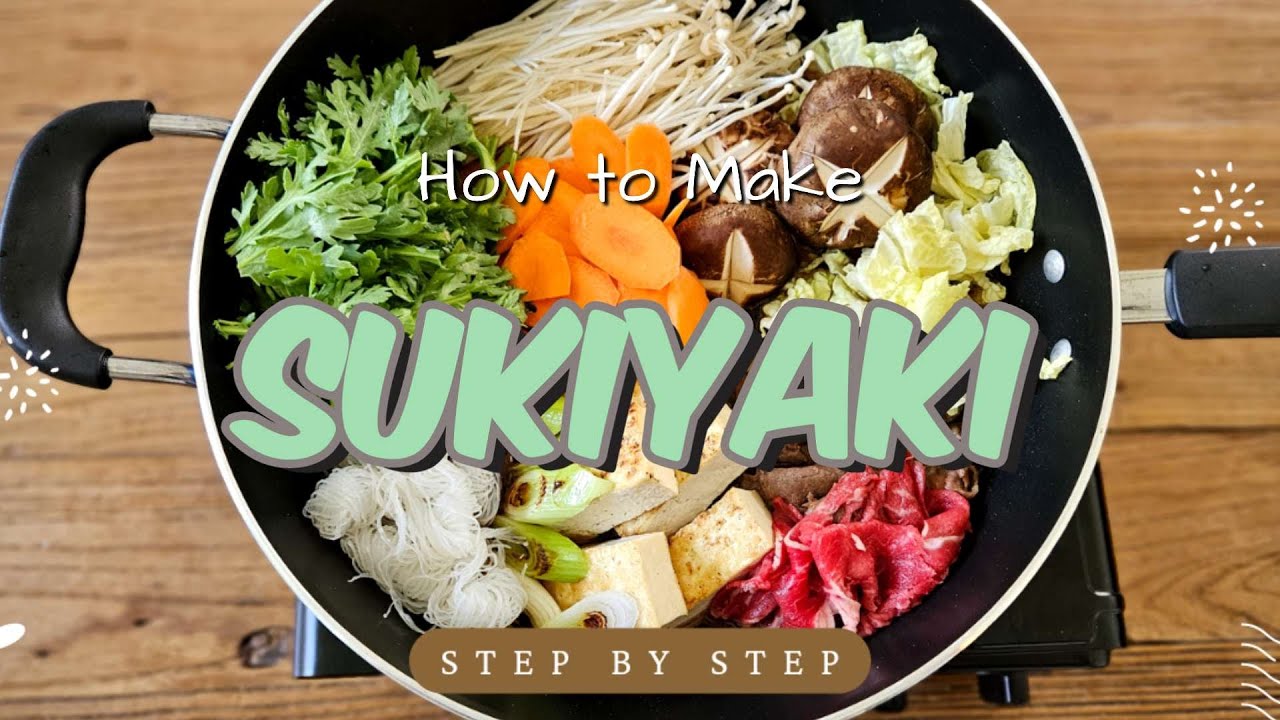 How to Make Sukiyaki (recipe) sukiyaki japanesefood YouTube