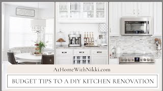 In this video I share with you how we renovated our kitchen on a budget. I share with you how I paint our kitchen cabinets and other 