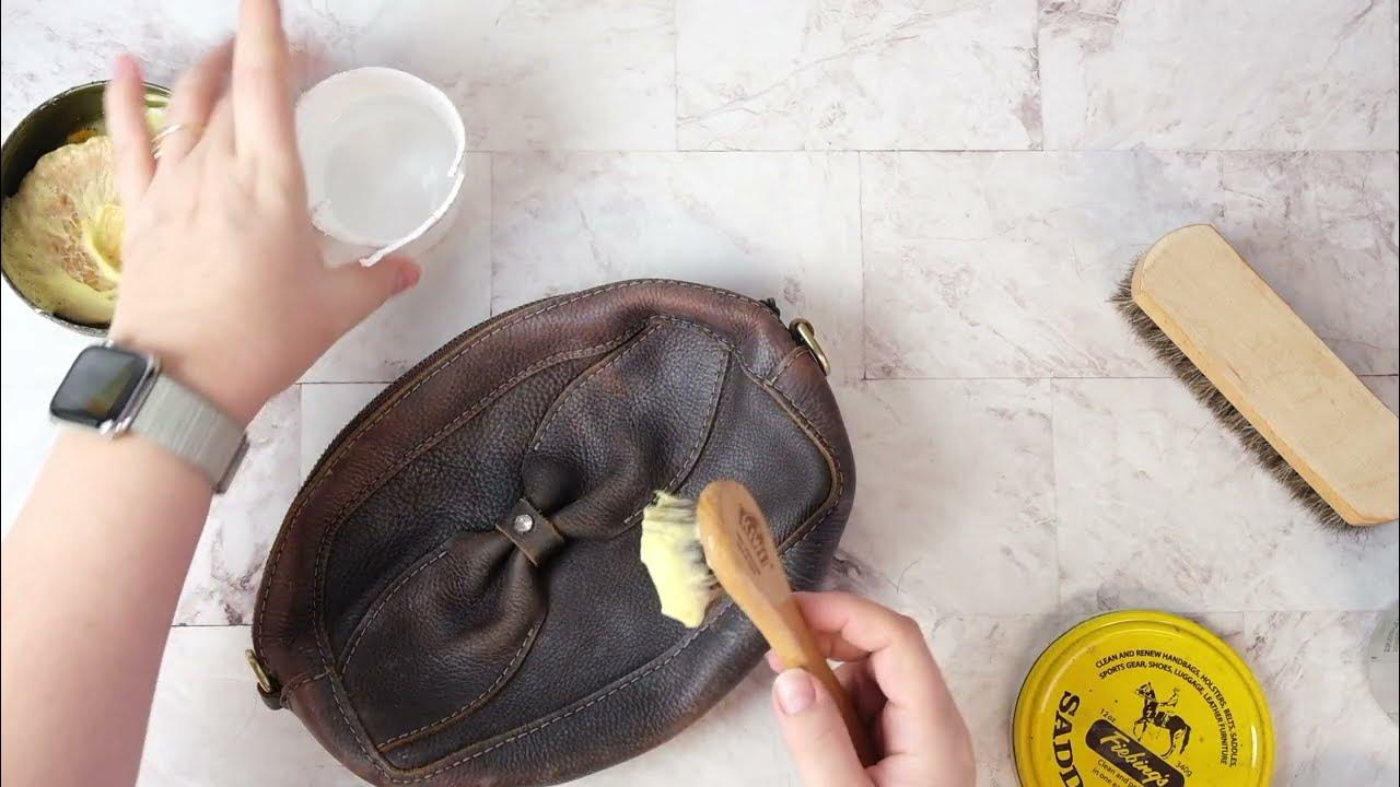 How much cleaning can you do before you dry out the Vachetta? I bought this  used ellipse bag I'm trying to restore, and started with saddle soap and a  baby wipe 