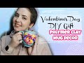 Polymer Clay Quilling Technique ▴ Valentine's Day Mug 2021