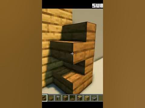 Сделал Декорацию Лестницы В Майнкрафт - YouTube