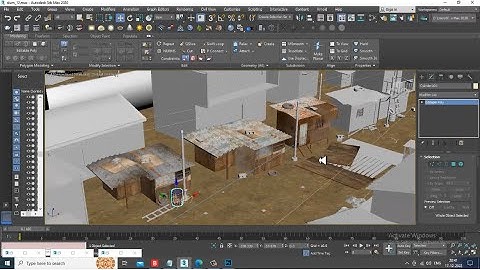 3DsMax Tutorials, Learn 3D Modeling a Low Poly Colony Houses from Scratch in 3dsmax (Part 11)