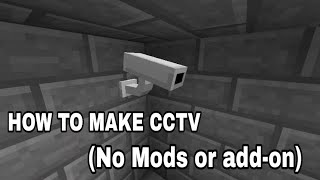 HOW TO MAKE A WORKING CCTV CAMERA IN MINECRAFT PE screenshot 5