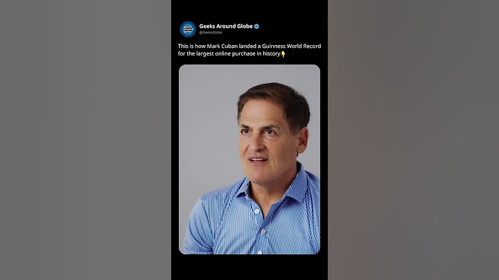 Mark Cuban’s Guinness World Record purchase