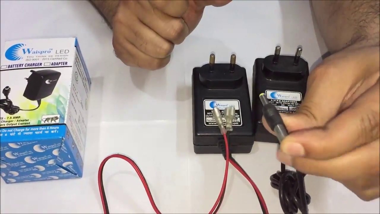 12 Volts UPS battery charger YouTube