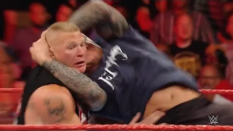 Randy Orton RKOs Brock Lesnar to end Paul Heyman's speech [WWE RAW, Aug. 1, 2016]