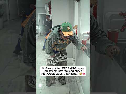 6ix9ine Started BREAKING Down On Stream After Talking About His POSSIBLE 25 Year Case N3on