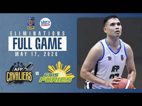 FULL GAME: AFP vs GSIS on May 17, 2026 | #UNTVCupSeason12 Elimination Round