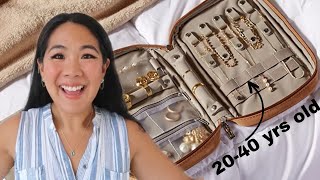 My VINTAGE Fine Jewelry Collection! Organize w/ me Traveling Jewelry Case