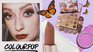 COLOURPOP BUTTERFLY 🦋 Collection Play Date! Tutorial + Lip Swatches | JkissaMakeup