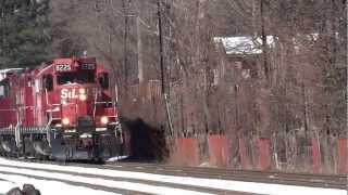 St L & H 8224 & CP 8225 Soundbound on MacTier Sub in Weston