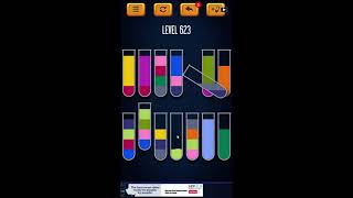Water Sort Puzzle - Color Liquid Sorting Game Level 623 Solution