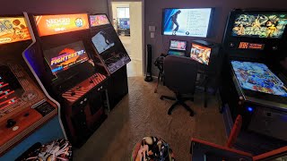 Small Space Full Size Arcade Game Room Tour Walkthrough screenshot 4