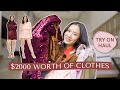 Shopped $2000 Worth of Clothes (Try-on Haul) | Camille Co