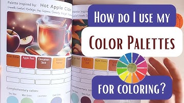 How do I use my color palettes for adult coloring? Easy tips and demo 🎨 #adultcoloring #coloring