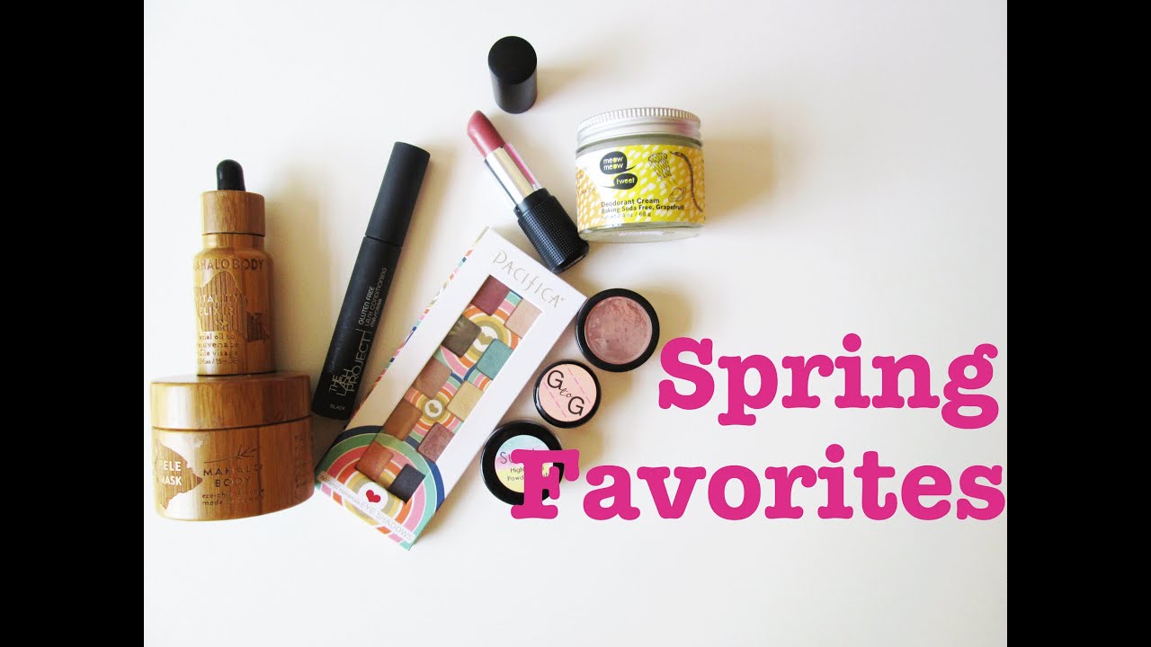 Spring 2015 Favorites - Vegan, Natural, Cruelty Free Products! - YouTube