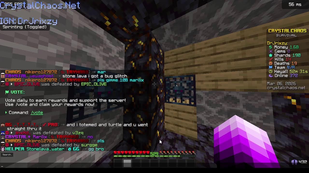 🔴Crystal Chaos Live Rating Bases | Gambling | 100M Per Base | Bounties 🔴