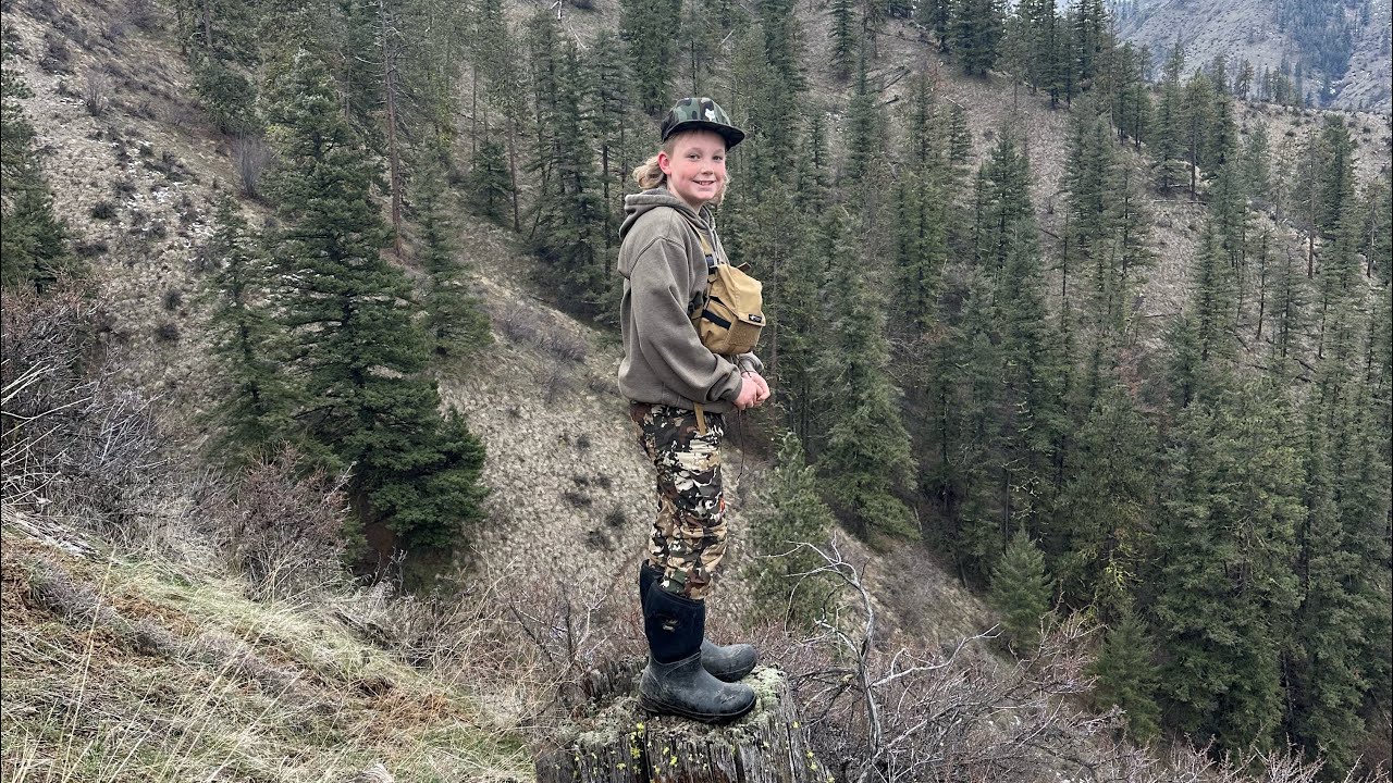 Watching deer fight while scouting for sheds