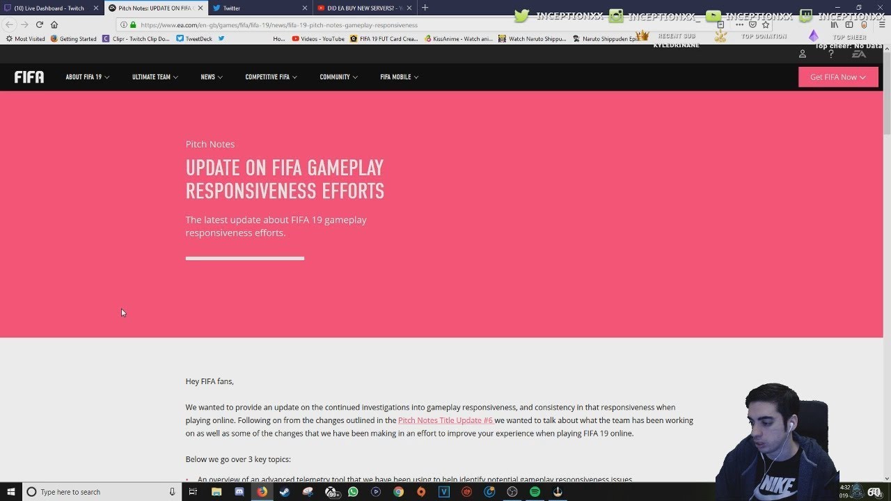 NEW UPDATE ON FIFA GAMEPLAY RESPONSIVENESS EFFORTS - MY THOUGHTS! - FIFA 19 ULTIMATE TEAM
