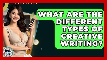 What Are The Different Types Of Creative Writing? - Learn As An Adult