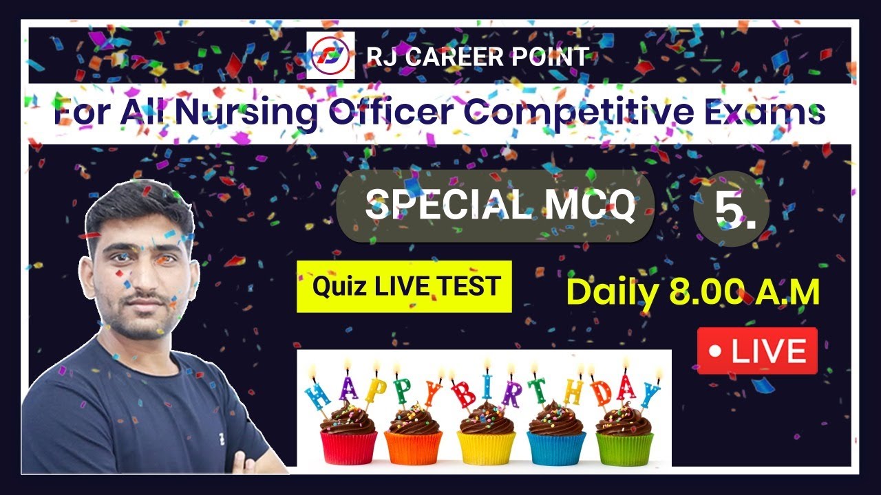 Special mcq -5 Nursing officer| AIIMS NORCET | ESIC | All Central  & State Govt. |  By- Vijay  sir