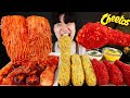 ASMR MUKBANG 버섯 떡볶이 & 치즈 스틱 & 양념 치킨먹방! FIRE Noodle & FRIED CHICKEN & CHEESE STICK EATING SOUND!