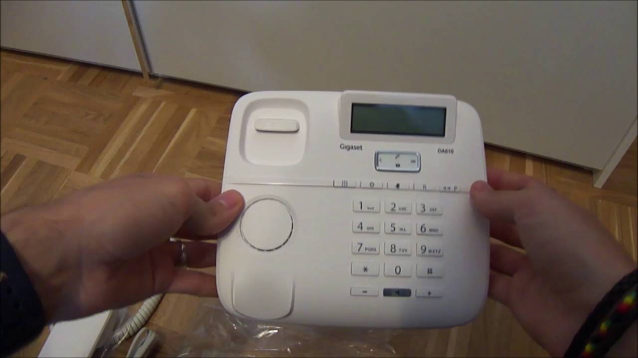 Unboxing Gigaset DA610 - YouTube