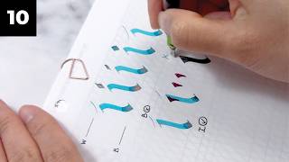 Lowercase Letter Group 5 // Gothic Italic Calligraphy Lesson 10