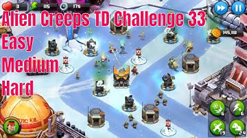 Alien Creeps TD Challenge 33 Without Any Extra Hero