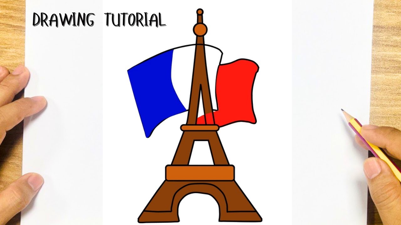 HOW TO DRAW THE EIFFEL TOWER | TOUR EIFFEL EASY DRAWING | COMMENT ...