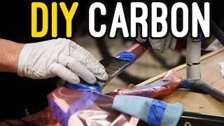 Make carbon fiber parts at home with cheap tools.