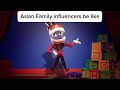The amazing digital circus YTP: Asian family influencers be like
