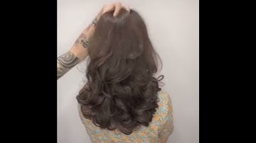 Mẫu tóc uốn dành cho tóc mỏng thưa