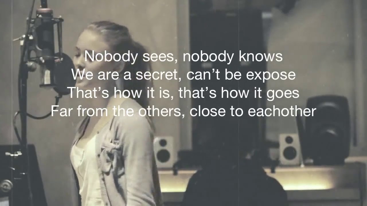 Песня ю бари. Zara Larsson uncover Lyrics. See Nobody. Nobody sees Автор.