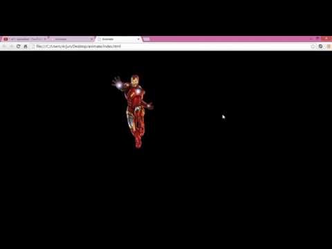 css3 animation   multiple direction percentage keyframes animation, iron man