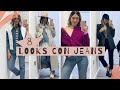 8 LOOKS CON JEANS | ¡LOOKS FÁCILES Y BÁSICOS! | AMY TOKS