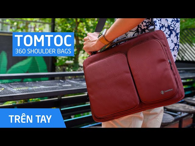 TOMTOC 360 Shoulder Bags: lai giữ túi chống sóc và túi đeo chéo!