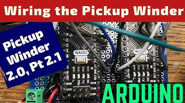 Wiring the Pickup Winder 2.0. OPTO switch, 12v motor, speed controller and Arduino