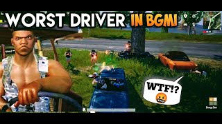 Worst Driver 3 in BGMI ||  Angry Teammates not happy with my driving