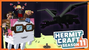 Dragon Slaying on a Happy Ghast?!? - Minecraft Hermitcraft Season 11